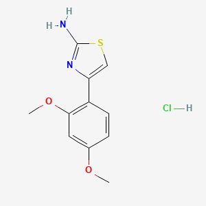 4-(2,4-Dimethoxyphenyl)-1,3-thiazol-2-amine hydrochloride