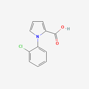 molecular formula C11H8ClNO2 B1286340 1-(2-chlorophenyl)-1H-pyrrole-2-carboxylic acid CAS No. 952958-66-6