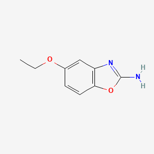 molecular formula C9H10N2O2 B12863429 5-Ethoxybenzo[d]oxazol-2-amine 