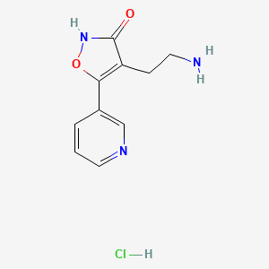 4-(2-aminoethyl)-5-pyridin-3-ylisoxazol-3(2H)-one hydrochloride
