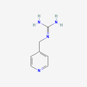 molecular formula C7H10N4 B1286362 1-(Pyridin-4-ylmethyl)guanidine CAS No. 45957-41-3