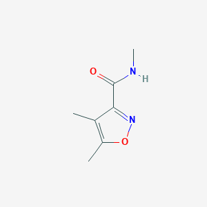 molecular formula C7H10N2O2 B12863655 N,4,5-Trimethylisoxazole-3-carboxamide 