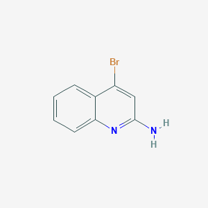 molecular formula C9H7BrN2 B1286366 4-溴喹啉-2-胺 CAS No. 36825-32-8