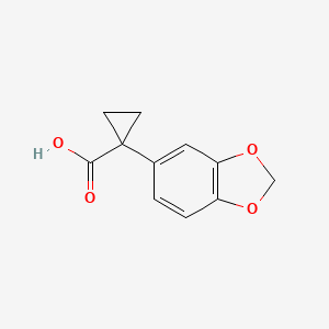 1-(Benzo[d][1,3]dioxol-5-yl)cyclopropanecarboxylic acid