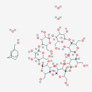 molecular formula C53H94O39 B012864 Cyclomaltoheptaose-1-adamantanemethanol CAS No. 101412-93-5