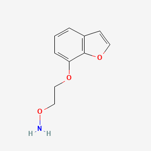 molecular formula C10H11NO3 B12864008 O-(2-(Benzofuran-7-yloxy)ethyl)hydroxylamine 