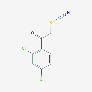molecular formula C9H5Cl2NOS B1286407 2,4-Dichlorophenacyl thiocyanate CAS No. 125488-14-4