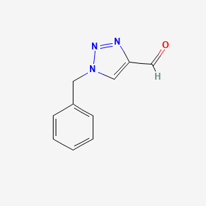 molecular formula C10H9N3O B1286408 1-Benzyl-1H-1,2,3-triazole-4-carbaldehyde CAS No. 124940-34-7
