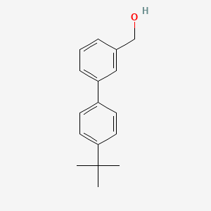 molecular formula C17H20O B12864089 (4'-Tert-butyl[1,1'-biphenyl]-3-yl)methanol CAS No. 893738-28-8