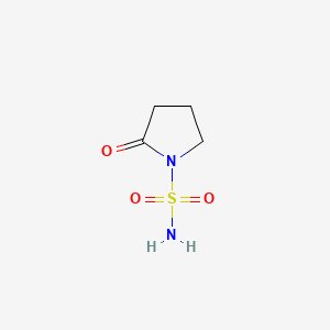 molecular formula C4H8N2O3S B12864095 2-Oxopyrrolidine-1-sulfonamide 