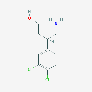 molecular formula C10H13Cl2NO B128641 4-Amino-3-(3,4-dichlorophenyl)butan-1-ol CAS No. 152298-51-6