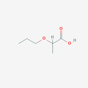 molecular formula C6H12O3 B1286413 2-丙氧基丙酸 CAS No. 56674-67-0