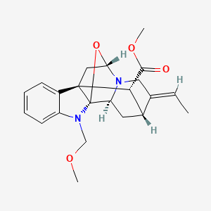 molecular formula C22H26N2O4 B12864158 N1-Methoxymethyl picrinine 