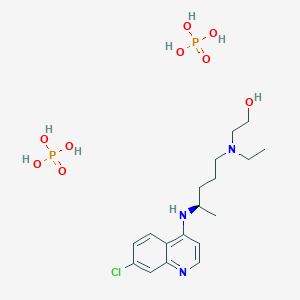 molecular formula C18H32ClN3O9P2 B12864177 (R)-(-)-Hydroxy Chloroquine Diphosphate 