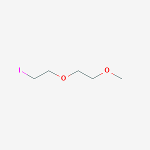 molecular formula C5H11IO2 B1286448 1-Iodo-2-(2-methoxyethoxy)ethane CAS No. 104539-21-1