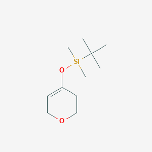 molecular formula C11H22O2Si B1286469 tert-Butyl-(3,6-dihydro-2H-pyran-4-yloxy)dimethylsilane CAS No. 953390-79-9