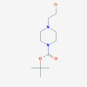 molecular formula C11H21BrN2O2 B1286473 Tert-butyl 4-(2-bromoethyl)piperazine-1-carboxylate CAS No. 655225-01-7