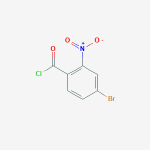 molecular formula C7H3BrClNO3 B1286486 4-Bromo-2-nitrobenzoyl chloride CAS No. 112734-21-1
