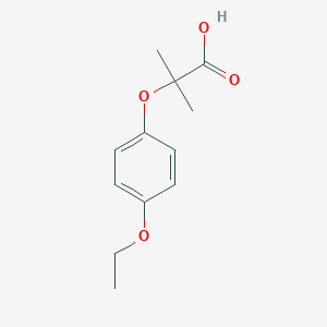 molecular formula C12H16O4 B128649 2-(4-Ethoxyphenoxy)-2-methylpropanoic acid CAS No. 154548-95-5