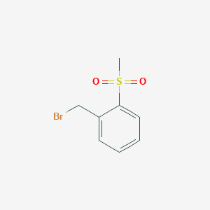 molecular formula C8H9BrO2S B1286490 2-(Methylsulfonyl)benzyl Bromide CAS No. 82657-74-7