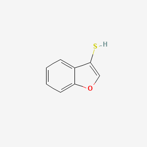 molecular formula C8H6OS B12864933 Benzofuran-3-thiol CAS No. 90590-06-0