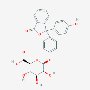 molecular formula C26H22O10 B128652 Phenolphthalein glucuronide CAS No. 15265-26-6