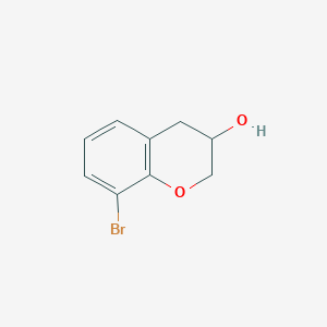 molecular formula C9H9BrO2 B1286523 8-Bromochroman-3-ol CAS No. 133118-79-3