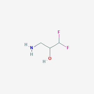 molecular formula C3H7F2NO B1286524 3-Amino-1,1-difluoropropan-2-OL CAS No. 433-46-5