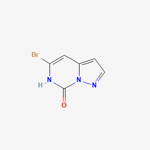 molecular formula C6H4BrN3O B12865398 5-Bromo-6H-pyrazolo[1,5-c]pyrimidin-7-one 