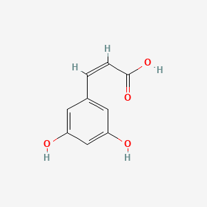 molecular formula C9H8O4 B12865476 (Z)-3-(3,5-Dihydroxyphenyl)acrylic acid 
