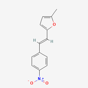 molecular formula C13H11NO3 B12865531 2-Methyl-5-(4-nitrostyryl)furan 