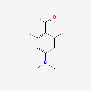 molecular formula C11H15NO B1286564 4-(Dimethylamino)-2,6-dimethylbenzaldehyde CAS No. 4980-19-2