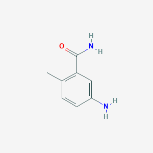 molecular formula C8H10N2O B1286566 5-Amino-2-methylbenzamide CAS No. 515131-52-9