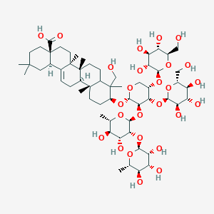 molecular formula C59H96O26 B128657 Dipsacus saponin B CAS No. 152406-42-3