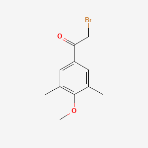 molecular formula C11H13BrO2 B12865705 3,5-Dimethyl-4-methoxyphenacyl bromide 