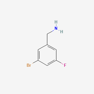 molecular formula C7H7BrFN B1286576 (3-Bromo-5-fluorophenyl)methanamine CAS No. 1094555-68-6
