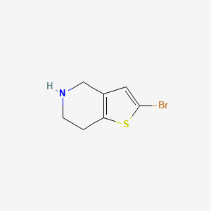 molecular formula C7H8BrNS B1286582 2-Bromo-4,5,6,7-tetrahydrothieno[3,2-c]pyridine CAS No. 226386-47-6