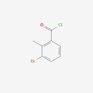 molecular formula C8H6BrClO B1286585 3-Bromo-2-methylbenzoyl chloride CAS No. 21900-48-1