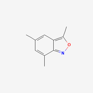 molecular formula C10H11NO B12865871 3,5,7-Trimethylbenzo[c]isoxazole 