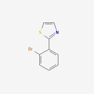 molecular formula C9H6BrNS B1286589 2-(2-Bromophenyl)thiazole CAS No. 30216-46-7