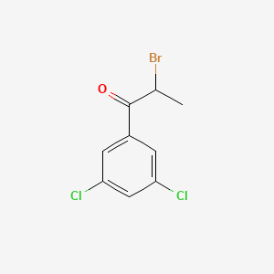 molecular formula C9H7BrCl2O B1286591 2-Bromo-3',5'-dichloropropiophenone 