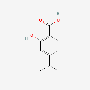 molecular formula C10H12O3 B1286596 2-Hydroxy-4-(propan-2-yl)benzoic acid CAS No. 20154-41-0