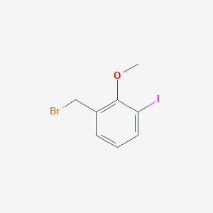 molecular formula C8H8BrIO B12866199 3-Iodo-2-methoxybenzyl bromide 