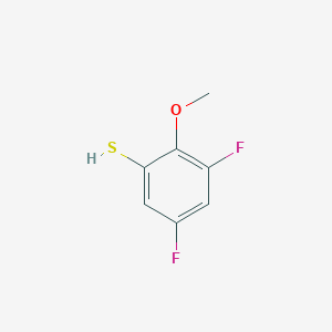 molecular formula C7H6F2OS B12866350 3,5-Difluoro-2-methoxythiophenol CAS No. 1208074-76-3