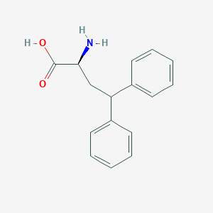 molecular formula C16H17NO2 B12866379 (s)-2-Amino-4,4-diphenylbutanoic acid 