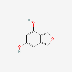 molecular formula C8H6O3 B12866395 2-Benzofuran-4,6-diol CAS No. 722458-14-2