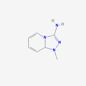 molecular formula C7H10N4 B12866429 1-Methyl-1,8a-dihydro-[1,2,4]triazolo[4,3-a]pyridin-3-amine 