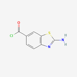 2-Amino-1,3-benzothiazole-6-carbonyl chloride