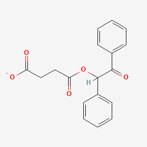 4-Oxo-4-(2-oxo-1,2-diphenylethoxy)butanoate
