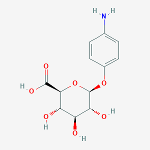 molecular formula C12H15NO7 B1286656 4-Aminophenyl b-D-glucuronide CAS No. 21080-66-0